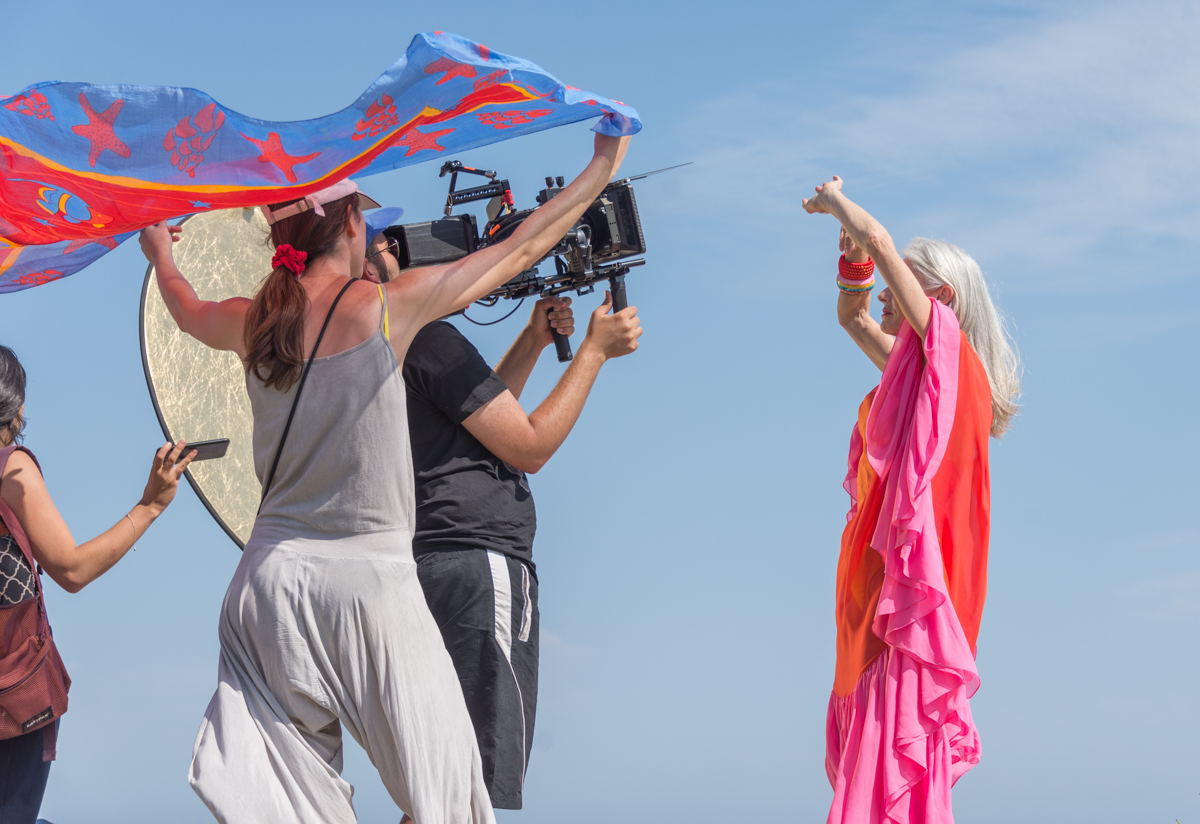 rodaje videoclip "Qué Bonita"