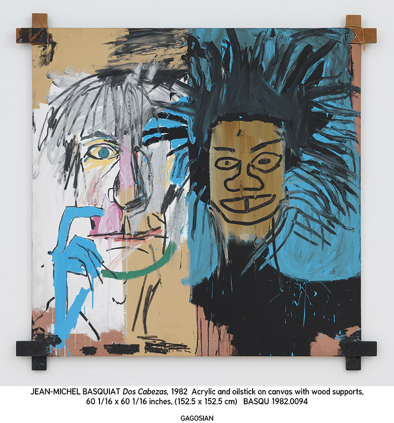 "Basquiat x Warhol. Painting four hands"