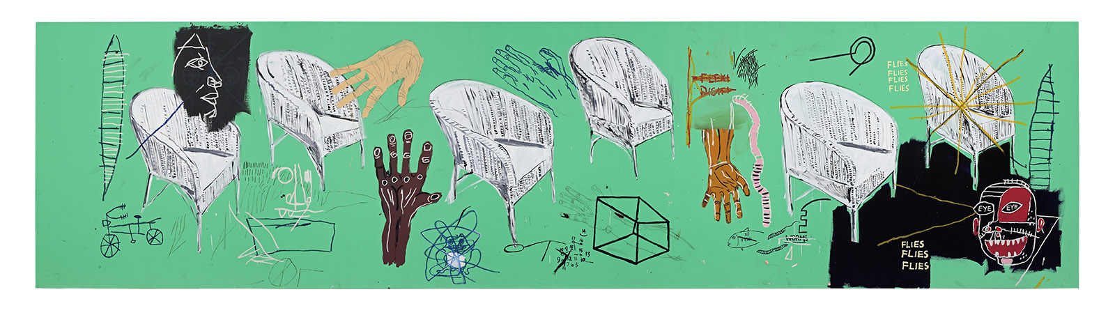 "Basquiat x Warhol. Painting four hands"