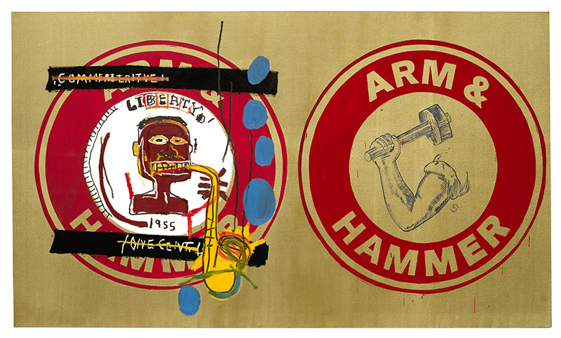 Jean-Michel Basquiat, Andy WarholArm and Hammer II, 1985