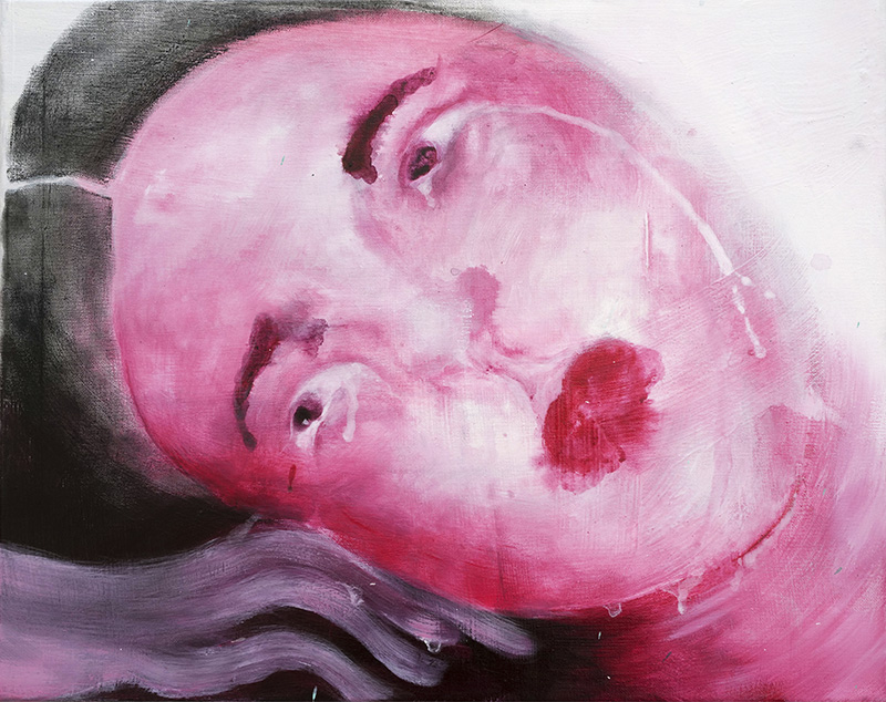 Sin título, 2024 Acrílico, carboncillo y pastel sobre lienzo