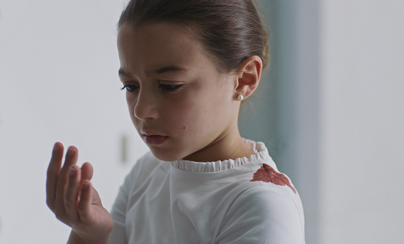 Fotograma del cortometraje "Abril"