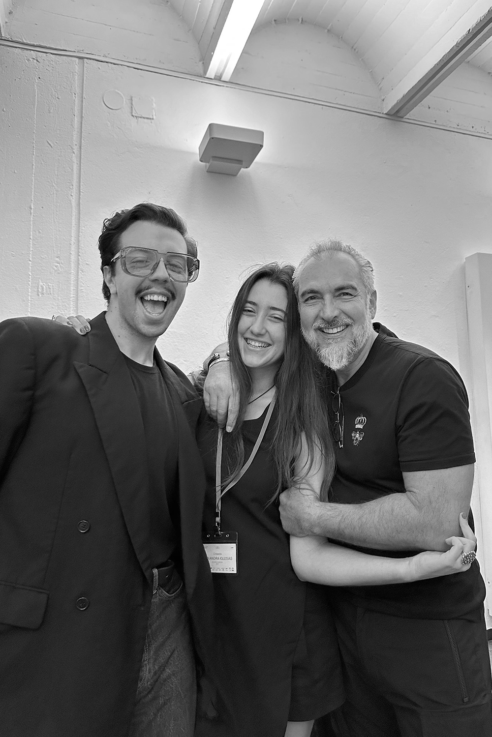 Victor, Alex and Carlos at the Festival u22 (Barcelona) 