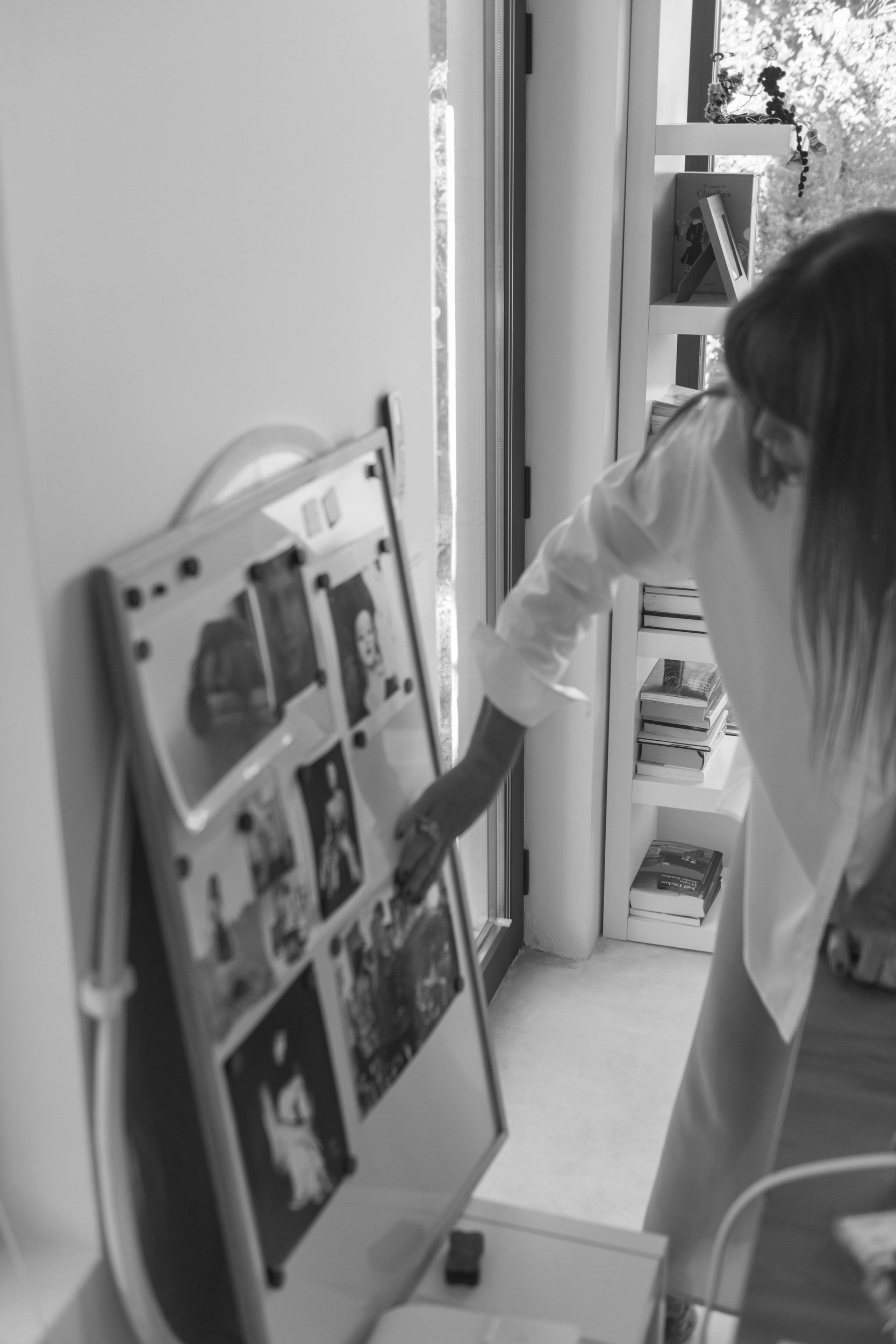 Jo in her studio