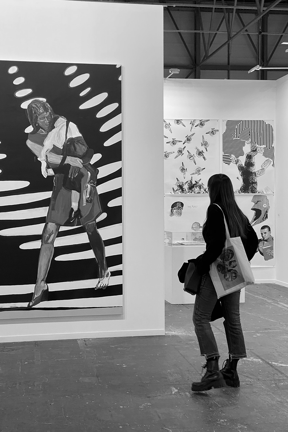 Jo at the ARCO art fair