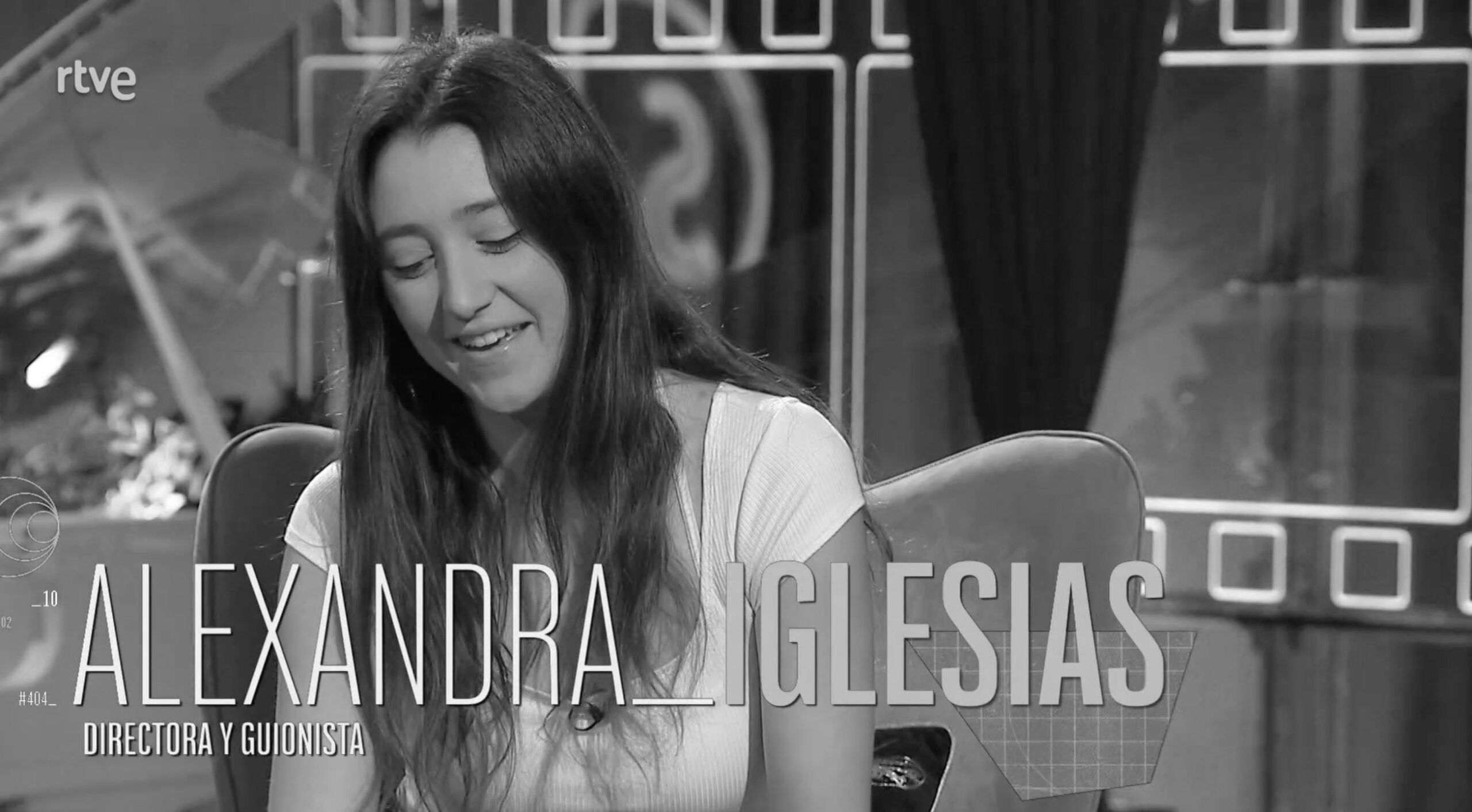 Alexandra entrevistada en la 2 de RTVE