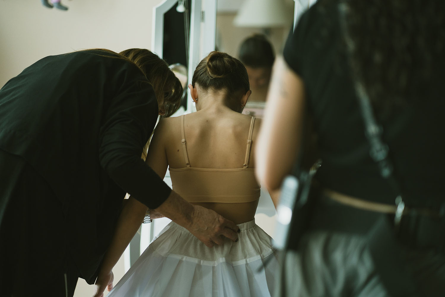 Rodaje del cortometraje "Abril"