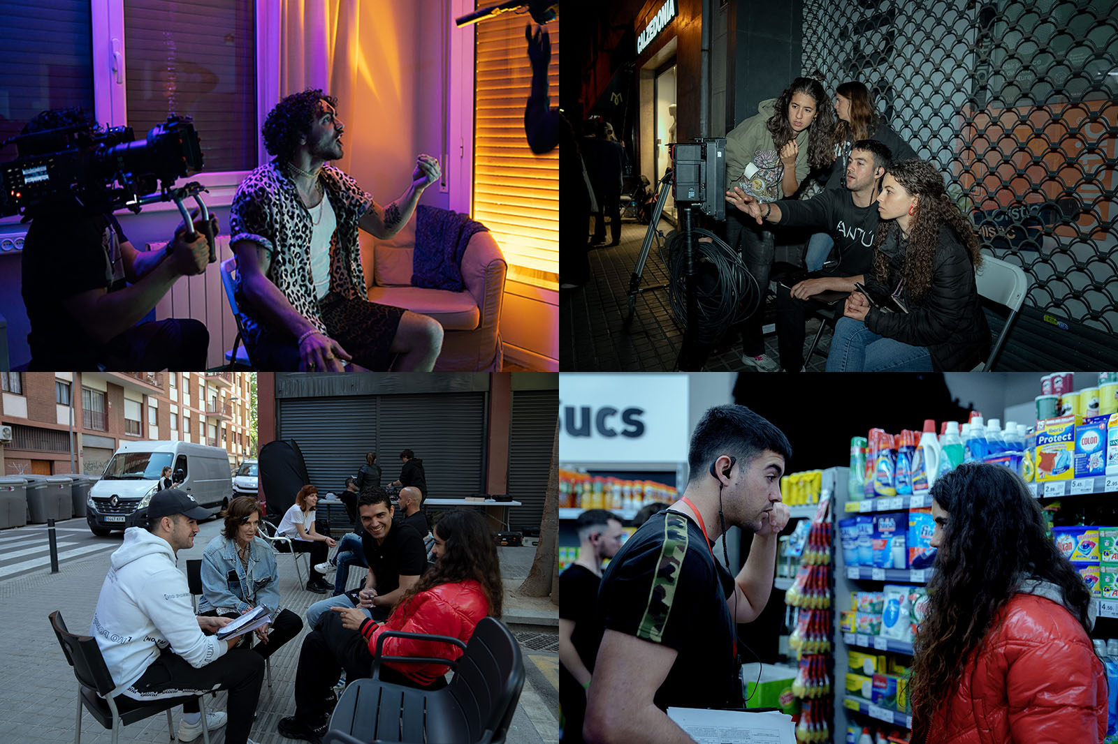 Escenas del rodaje del cortometraje "Búfalo"