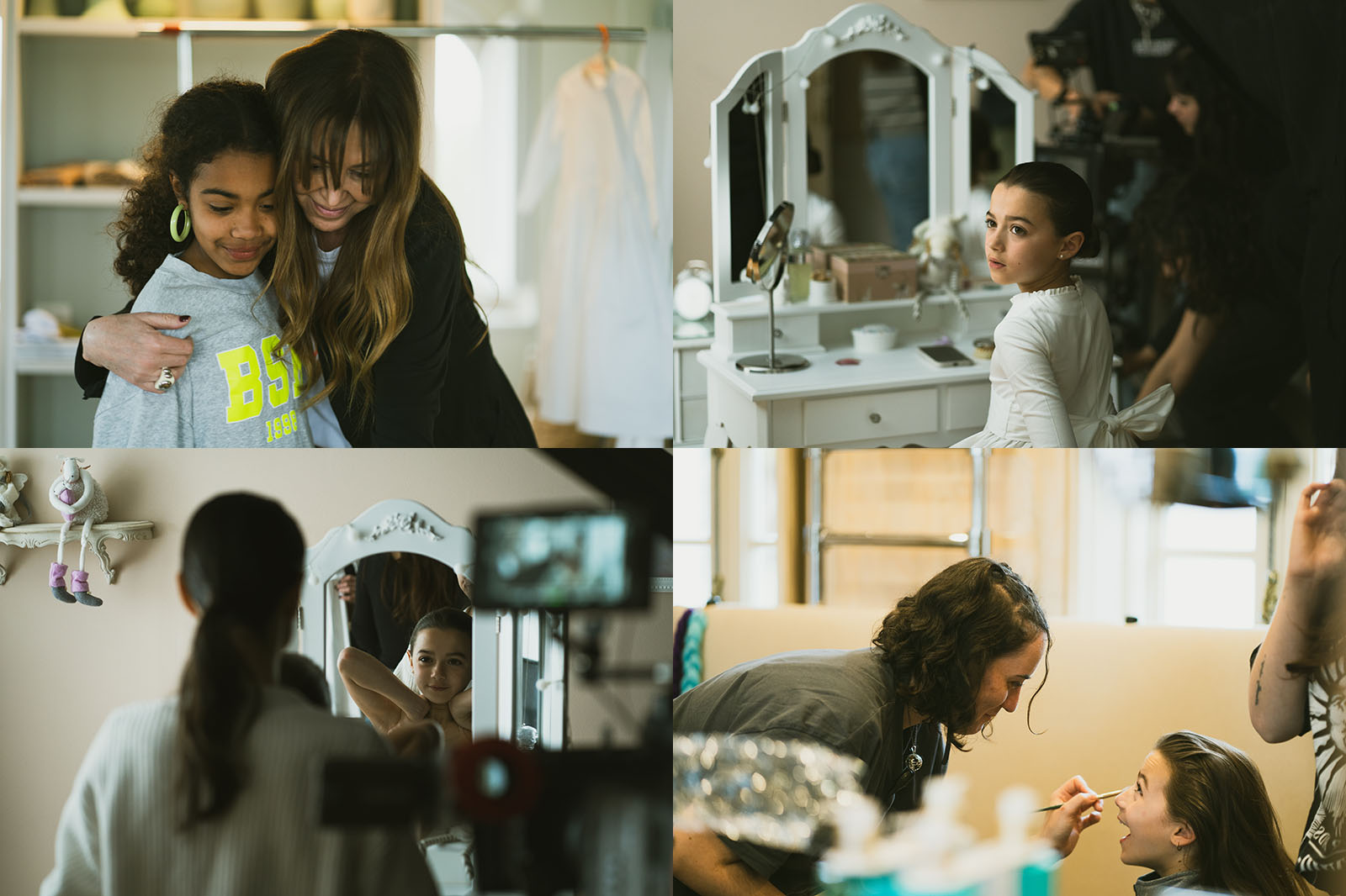 Rodaje del cortometraje "Abril"