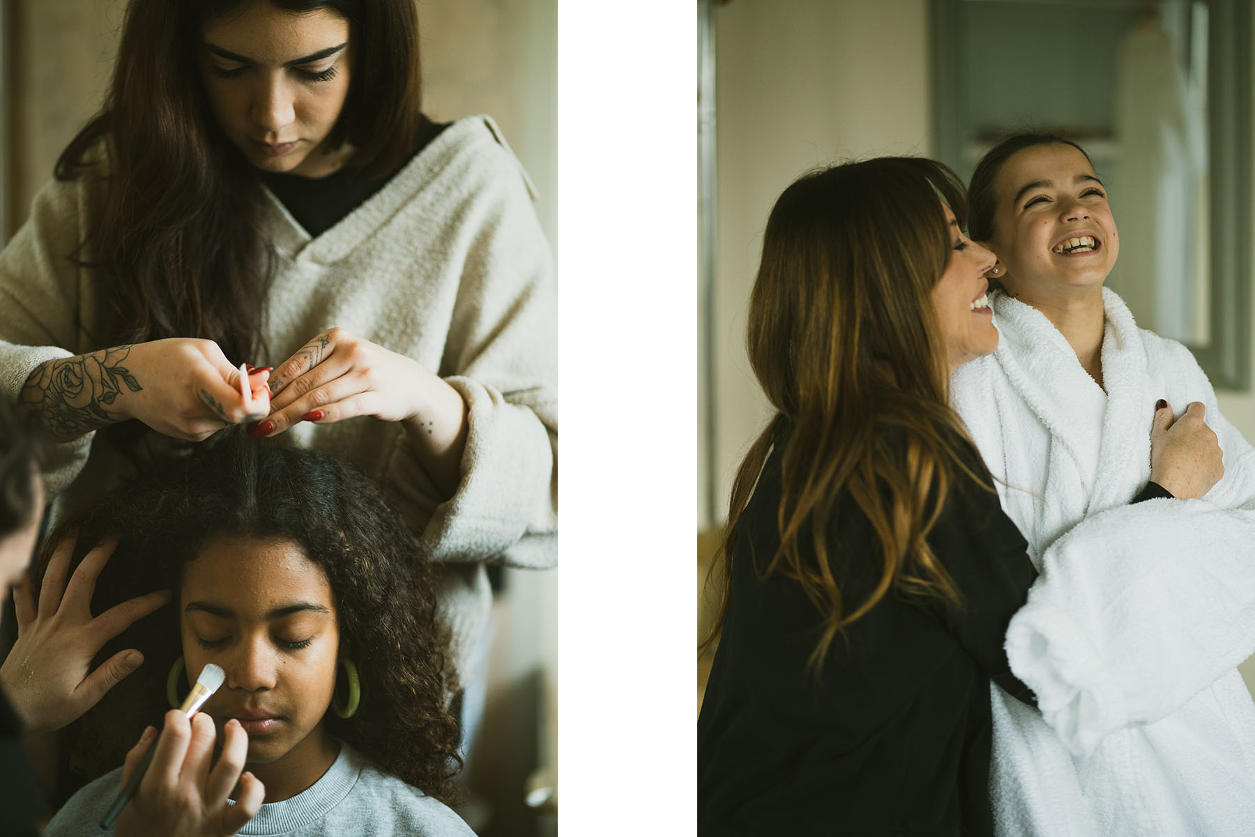 Rodaje del cortometraje "Abril"