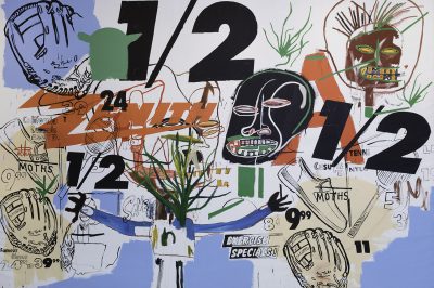 "Basquiat x Warhol. Painting four hands"